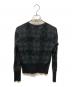 Vivienne Westwood RED LABEL (ヴィヴィアンウエストウッドレッドレーベル) MESSY ORB TARTAN KNITクルーネックカーディガン グレー サイズ:00：10000円