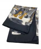 HERMESエルメス）の古着「シルクスカーフ」｜ブラック