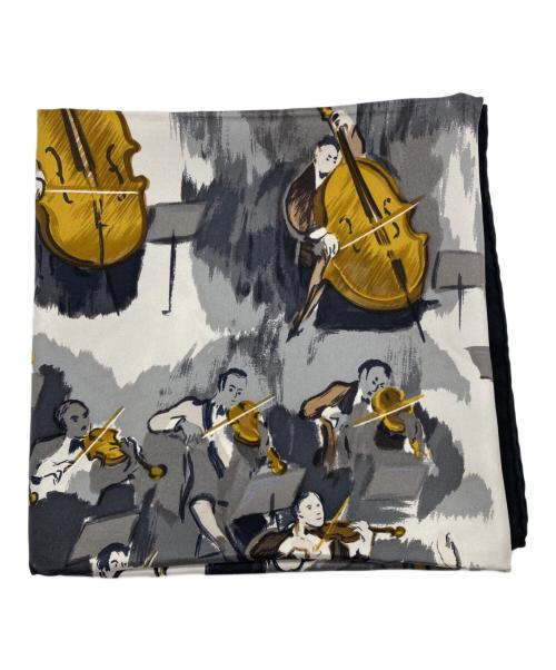 HERMES（エルメス）HERMES (エルメス) シルクスカーフ ブラックの古着・服飾アイテム