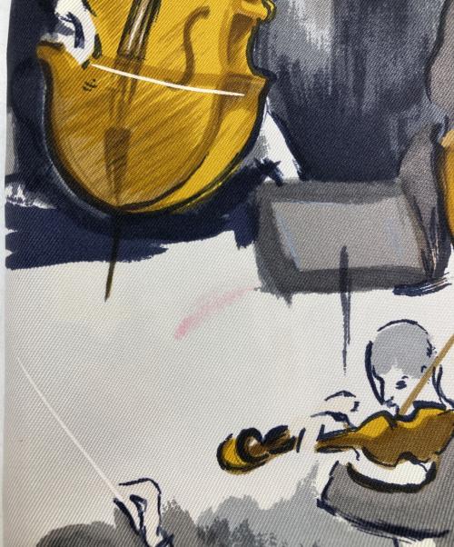 HERMES（エルメス）HERMES (エルメス) シルクスカーフ ブラックの古着・服飾アイテム