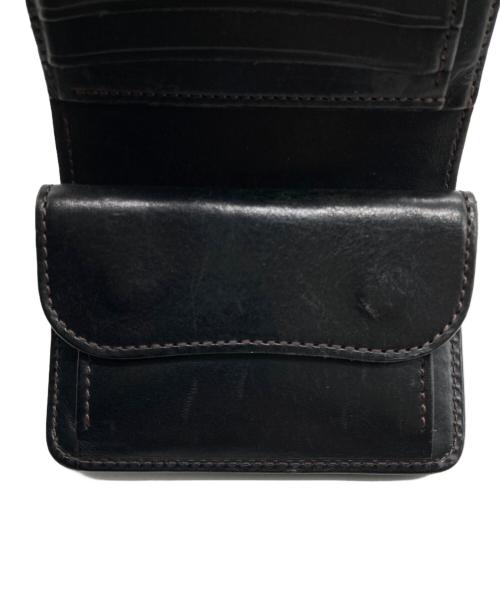 WILDSWANS（ワイルドスワンズ）WILDSWANS (ワイルドスワンズ) ENO LEATHER WALLET ブラックの古着・服飾アイテム