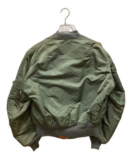 ALPHA（アルファ）ALPHA (アルファ) MA-1ジャケット カーキ サイズ:Ｌの古着・服飾アイテム