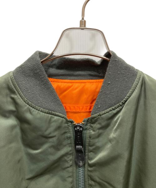 ALPHA（アルファ）ALPHA (アルファ) MA-1ジャケット カーキ サイズ:Ｌの古着・服飾アイテム