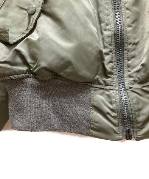 ALPHA（アルファ）ALPHA (アルファ) MA-1ジャケット カーキ サイズ:Ｌの古着・服飾アイテム