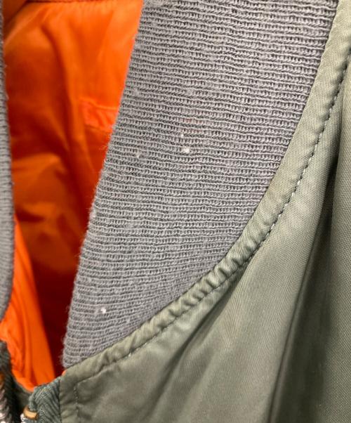 ALPHA（アルファ）ALPHA (アルファ) MA-1ジャケット カーキ サイズ:Ｌの古着・服飾アイテム
