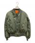 ALPHA（アルファ）の古着「MA-1ジャケット」｜カーキ