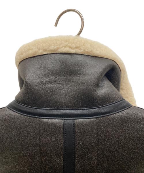 ALPHA（アルファ）ALPHA (アルファ) B-3フェイクムートンフライトジャケット ブラウン サイズ:SIZE XLの古着・服飾アイテム