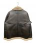 ALPHA (アルファ) B-3フェイクムートンフライトジャケット ブラウン サイズ:SIZE XL：10000円
