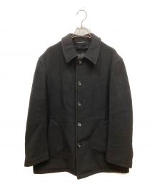 JIL SANDER（ジルサンダー）の古着「コットンカシミヤジャケット」｜ブラック