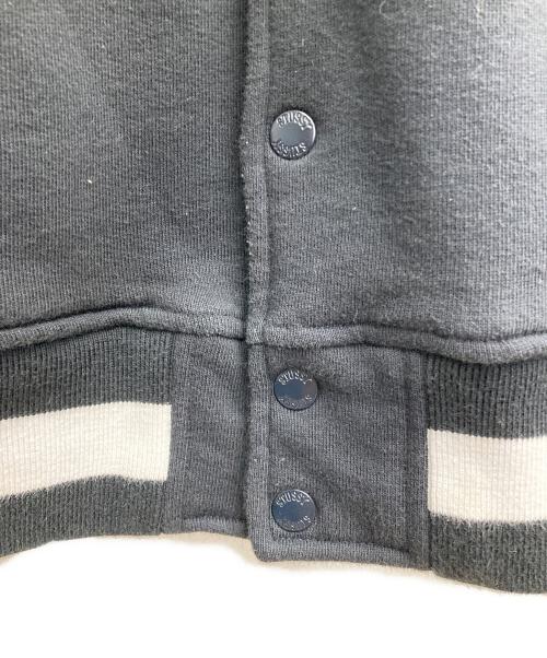 stussy（ステューシー）stussy (ステューシー) スタジャン ブラック サイズ:Ⅼの古着・服飾アイテム