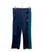Needles×jeans factoryニードルズ×ジーンズファクトリー）の古着「別注ナロートラックパンツ」｜ネイビー