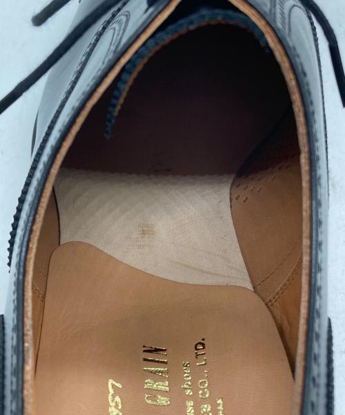 SCOTCH GRAIN（スコッチグレイン）SCOTCH GRAIN (スコッチグレイン) ストレートチップシューズ ブラック サイズ:SIZE 26cmの古着・服飾アイテム