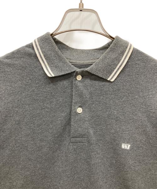 SSZ（エスエスズィー）SSZ (エスエスズィー) ロゴ刺繍ポロシャツ グレー サイズ:SIZE Freeの古着・服飾アイテム