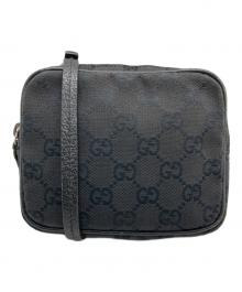 GUCCI（グッチ）の古着「GGキャンバスミニショルダーバッグ」｜ブラック