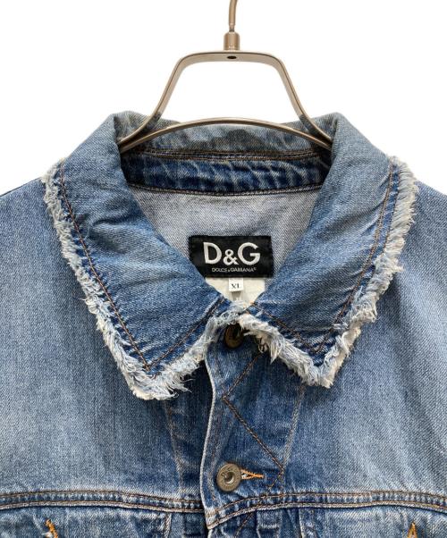 DOLCE & GABBANA（ドルチェ＆ガッバーナ）DOLCE & GABBANA (ドルチェ＆ガッバーナ) デニムジャケット インディゴ サイズ:SIZE XLの古着・服飾アイテム