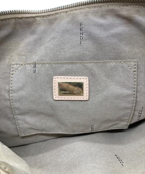 FENDI（フェンディ）FENDI (フェンディ) ズッキーノ柄ハンドバッグ ピンクベージュの古着・服飾アイテム