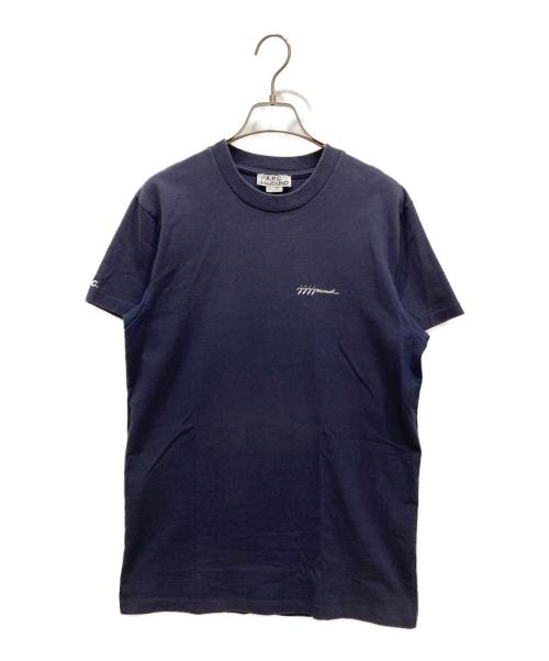 A.P.C.（アーペーセー）A.P.C. (アーペーセー) JJJJound (ジョウンド) コラボプリントTシャツ ネイビー サイズ:SIZE XSの古着・服飾アイテム