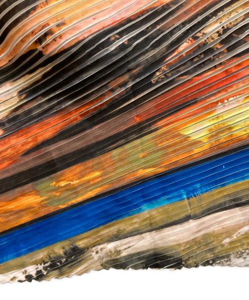 ISSEY MIYAKE（イッセイミヤケ）ISSEY MIYAKE (イッセイミヤケ) ブラウス マルチカラー サイズ:不明の古着・服飾アイテム