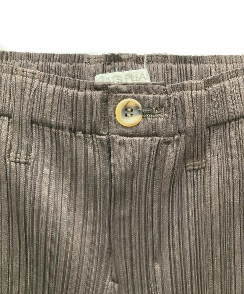 PLEATS PLEASE（プリーツプリーズ）PLEATS PLEASE (プリーツプリーズ) プリーツパンツ ブラウン サイズ:SIZE 1の古着・服飾アイテム