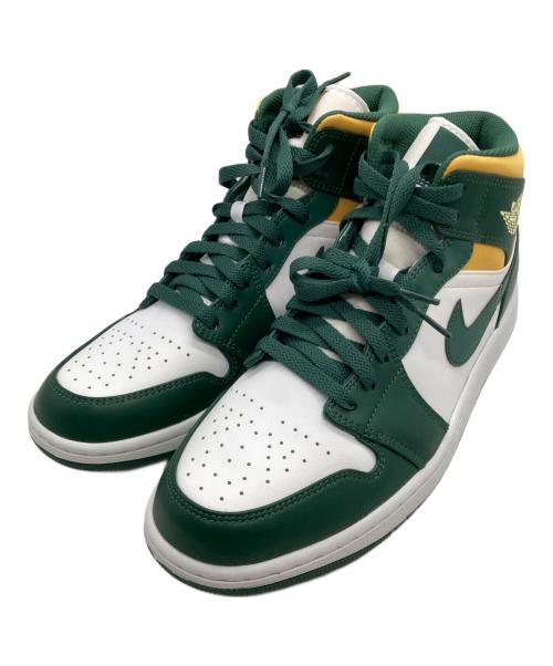 NIKE（ナイキ）NIKE (ナイキ) MID SEATTLE SUPERSONICS ホワイト×グリーン サイズ:SIZE 28.5cmの古着・服飾アイテム