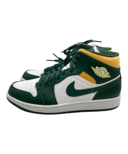 NIKE（ナイキ）NIKE (ナイキ) MID SEATTLE SUPERSONICS ホワイト×グリーン サイズ:SIZE 28.5cmの古着・服飾アイテム