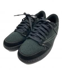 NIKE×Travis Scott（ナイキ×トラヴィススコット）の古着「LOW RETRO OG SP "BLACK PHANTOM"　AIR JORDAN1」｜ブラック