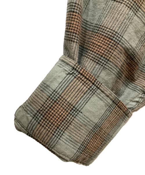 OUR LEGACY（アワーレガシー）OUR LEGACY (アワーレガシー) BORROWED SHIRT グリーン×ブラウン サイズ:46の古着・服飾アイテム