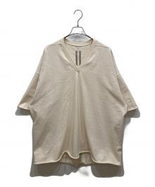 RICK OWENS（リックオウエンス）の古着「オーバーサイズトミーTシャツ」｜ホワイト