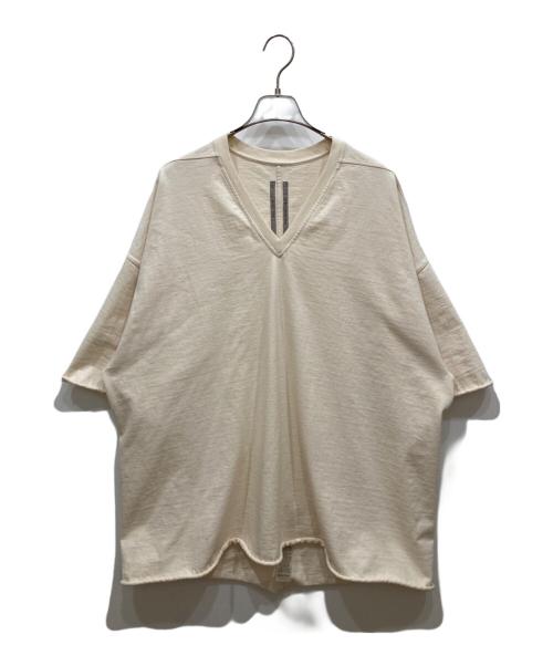 RICK OWENS（リックオウエンス）RICK OWENS (リックオウエンス) オーバーサイズトミーTシャツ ホワイト サイズ:FREEの古着・服飾アイテム