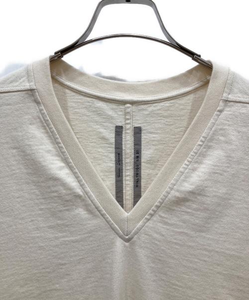 RICK OWENS（リックオウエンス）RICK OWENS (リックオウエンス) オーバーサイズトミーTシャツ ホワイト サイズ:FREEの古着・服飾アイテム