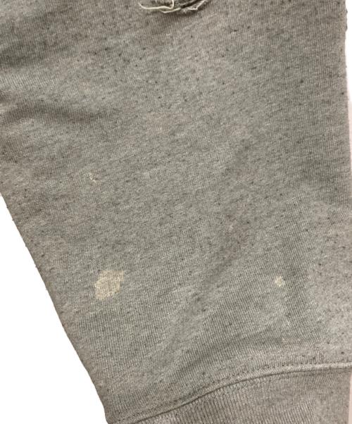 Acne studios（アクネ ストゥディオズ）ACNE STUDIOS (アクネ ストゥディオス) サークルロゴ ダメージ加工 クルーネックスウェット グリーン サイズ:Ⅿの古着・服飾アイテム