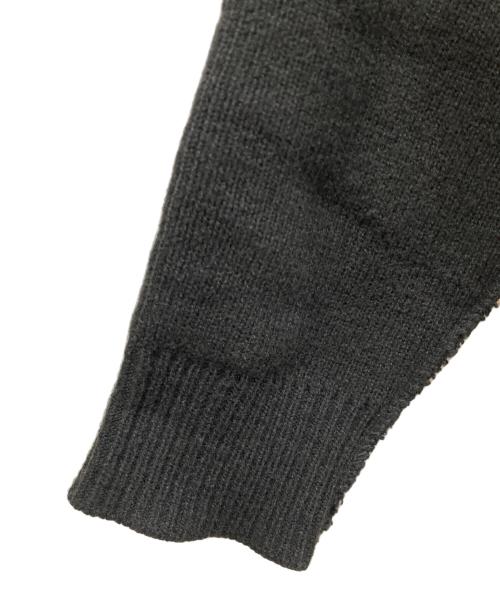 CDG（シーディージー）CDG (シーディージー) サイドスリットバックロゴニット ブラック サイズ:Mの古着・服飾アイテム