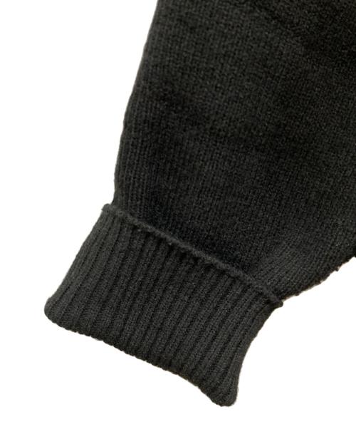 CDG（シーディージー）CDG (シーディージー) サイドスリットバックロゴニット ブラック サイズ:Mの古着・服飾アイテム