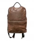 PORTERポーター）の古着「レザーリュック」｜ブラウン