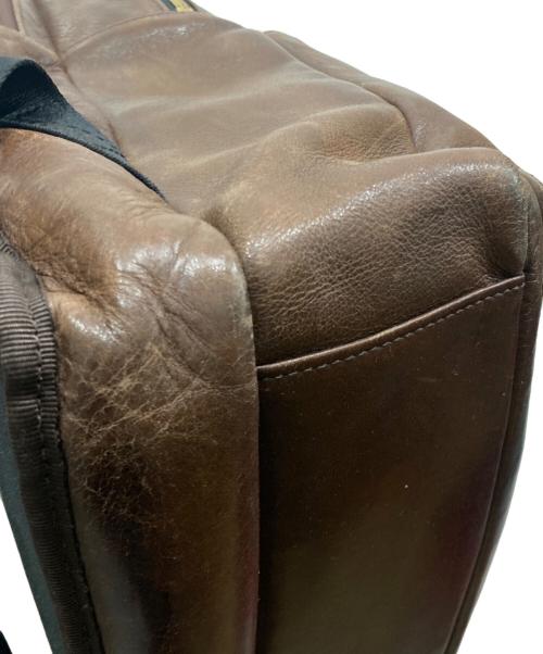 PORTER（ポーター）PORTER (ポーター) レザーリュック ブラウンの古着・服飾アイテム