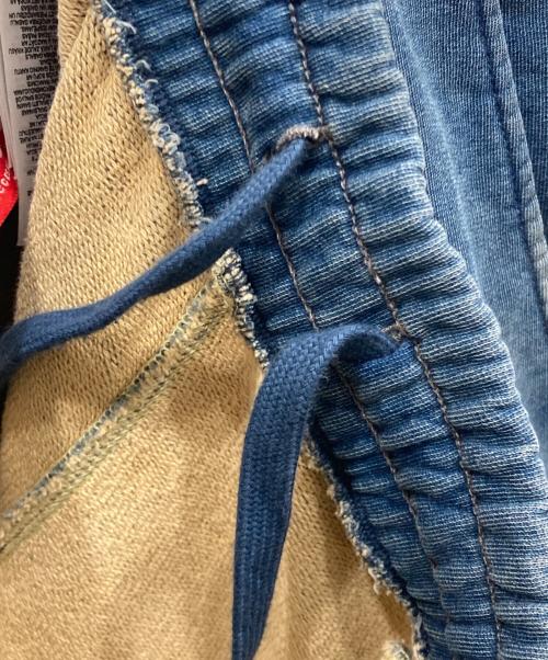 DIESEL（ディーゼル）DIESEL (ディーゼル) ブリーチ加工ハーフパンツ インディゴ サイズ:SIZE Mの古着・服飾アイテム