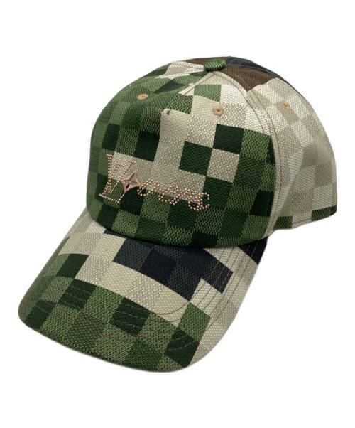 LOUIS VUITTON（ルイ ヴィトン）LOUIS VUITTON (ルイ ヴィトン) Damier camouflage Cap カーキ×ベージュの古着・服飾アイテム