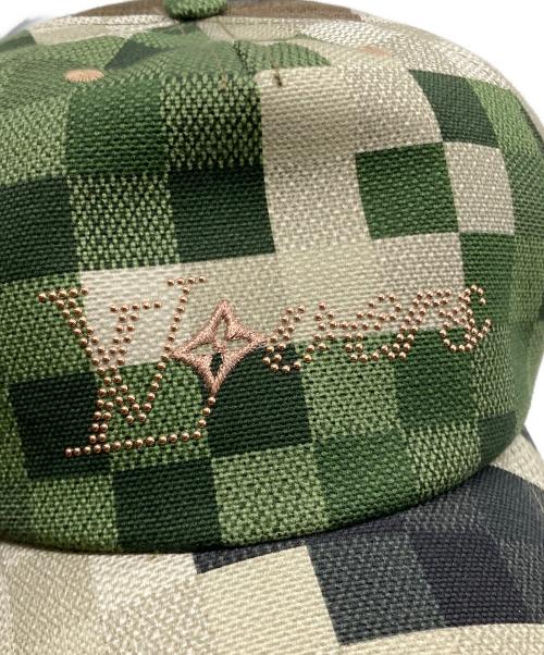 LOUIS VUITTON（ルイ ヴィトン）LOUIS VUITTON (ルイ ヴィトン) Damier camouflage Cap カーキ×ベージュの古着・服飾アイテム