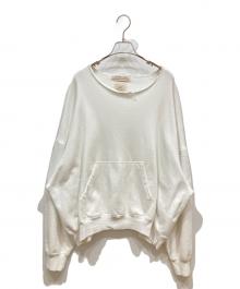 REMI RELIEF（レミレリーフ）の古着「ダメージ加工クルーネックスウェット」｜グレー