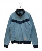 adidasアディダス）の古着「トラックジャケット」｜スカイブルー