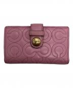 COACHコーチ）の古着「カードケース」｜ピンク