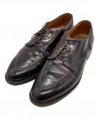 Aldenオールデン）の古着「Vチップ ノルウィージャンフロント」｜ブラウン