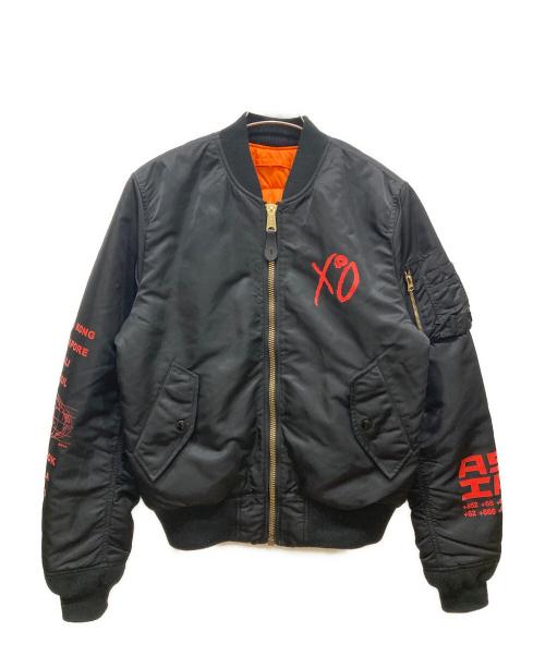 ALPHA（アルファ）ALPHA (アルファ) MA-1ジャケット ブラック サイズ:SIZE Mの古着・服飾アイテム