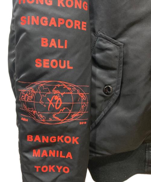 ALPHA（アルファ）ALPHA (アルファ) MA-1ジャケット ブラック サイズ:SIZE Mの古着・服飾アイテム