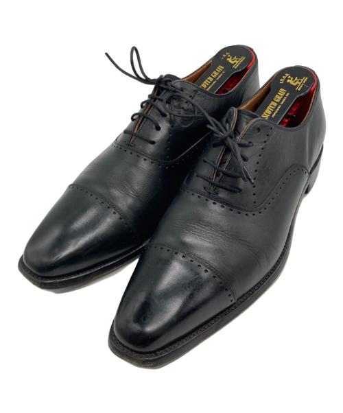 SCOTCH GRAIN（スコッチグレイン）SCOTCH GRAIN (スコッチグレイン) ストレートチップシューズ ブラック サイズ:25の古着・服飾アイテム