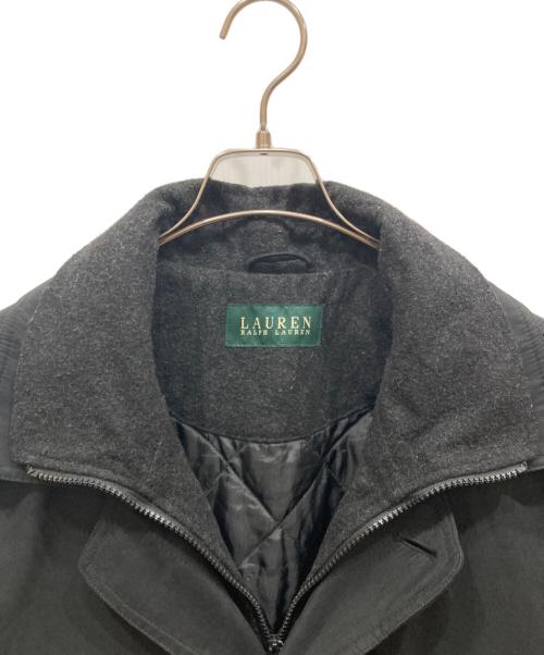 LAUREN RALPH LAUREN（ローレンラルフローレン）LAUREN RALPH LAUREN (ローレンラルフローレン) ライナー付きステンカラーコート ブラック サイズ:SIZE 46Lの古着・服飾アイテム