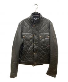 BELSTAFF（ベルスタッフ）の古着「カウレザージャケット」｜ブラック