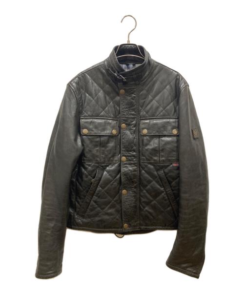 BELSTAFF（ベルスタッフ）BELSTAFF (ベルスタッフ) カウレザージャケット ブラック サイズ:SIZE Mの古着・服飾アイテム