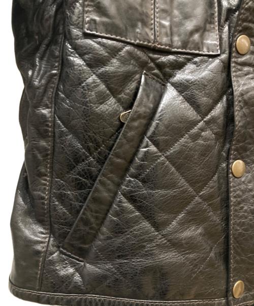 BELSTAFF（ベルスタッフ）BELSTAFF (ベルスタッフ) カウレザージャケット ブラック サイズ:SIZE Mの古着・服飾アイテム