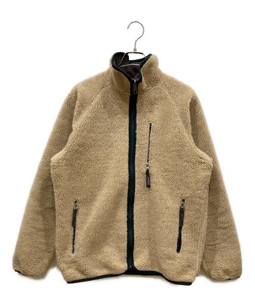 Patagonia（パタゴニア）Patagonia (パタゴニア) レトロカーディガン ベージュ×グリーン サイズ:SIZE Mの古着・服飾アイテム